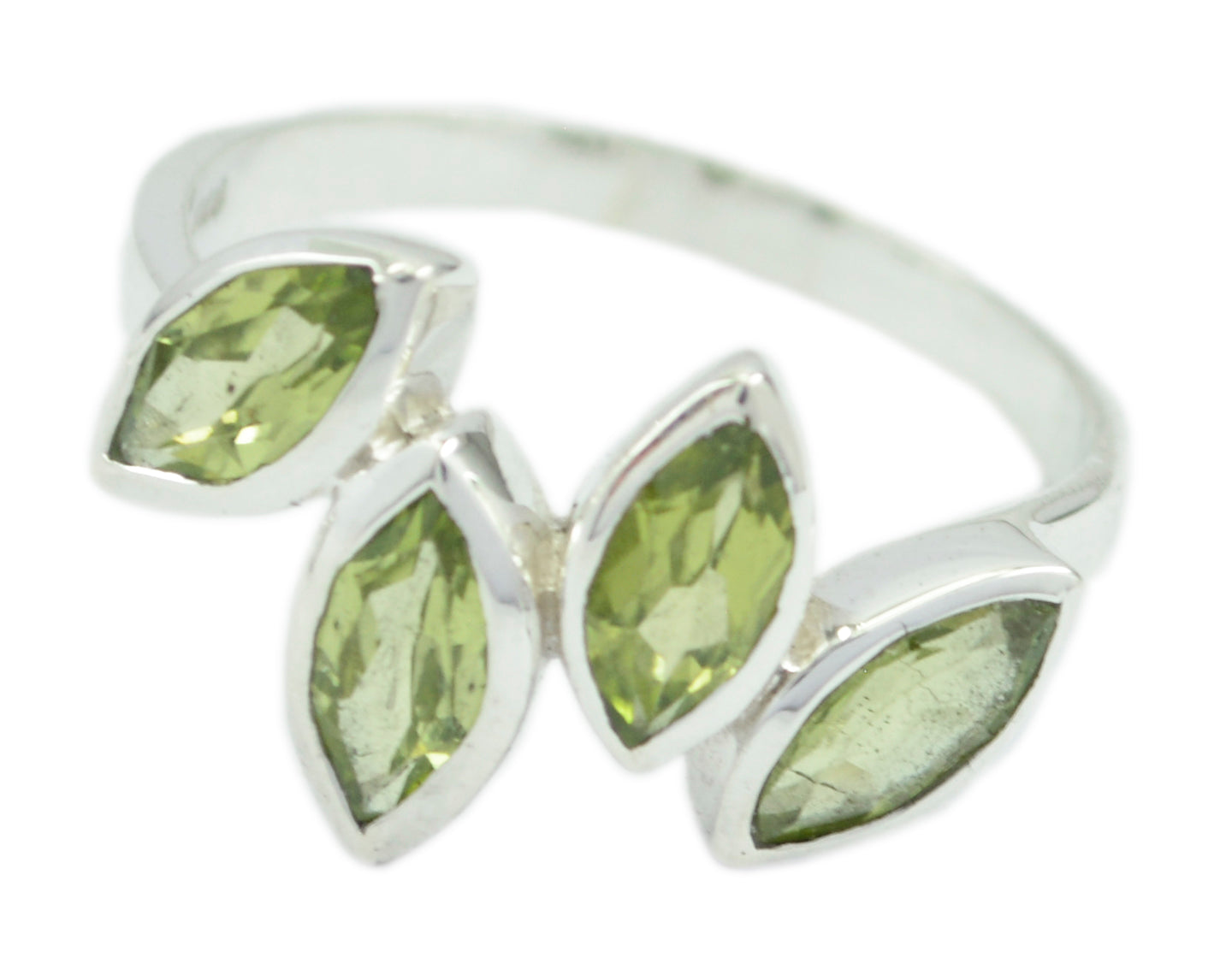 Supplies Gemstone Peridot 925 Sterling Silver Ring Fathers Day Gift