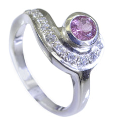 Well-Formed Gem Tourmaline Solid Silver Ring Northeastern Fine Jewelry