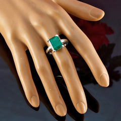 Wholesale Gem Indianemerald 925 Sterling Silver Ring Jewelry In Candles