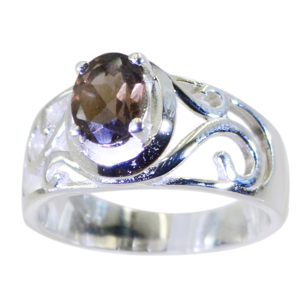 Wonderful. Gems Smoky Quartz Sterling Silver Rings Jewelry Logos