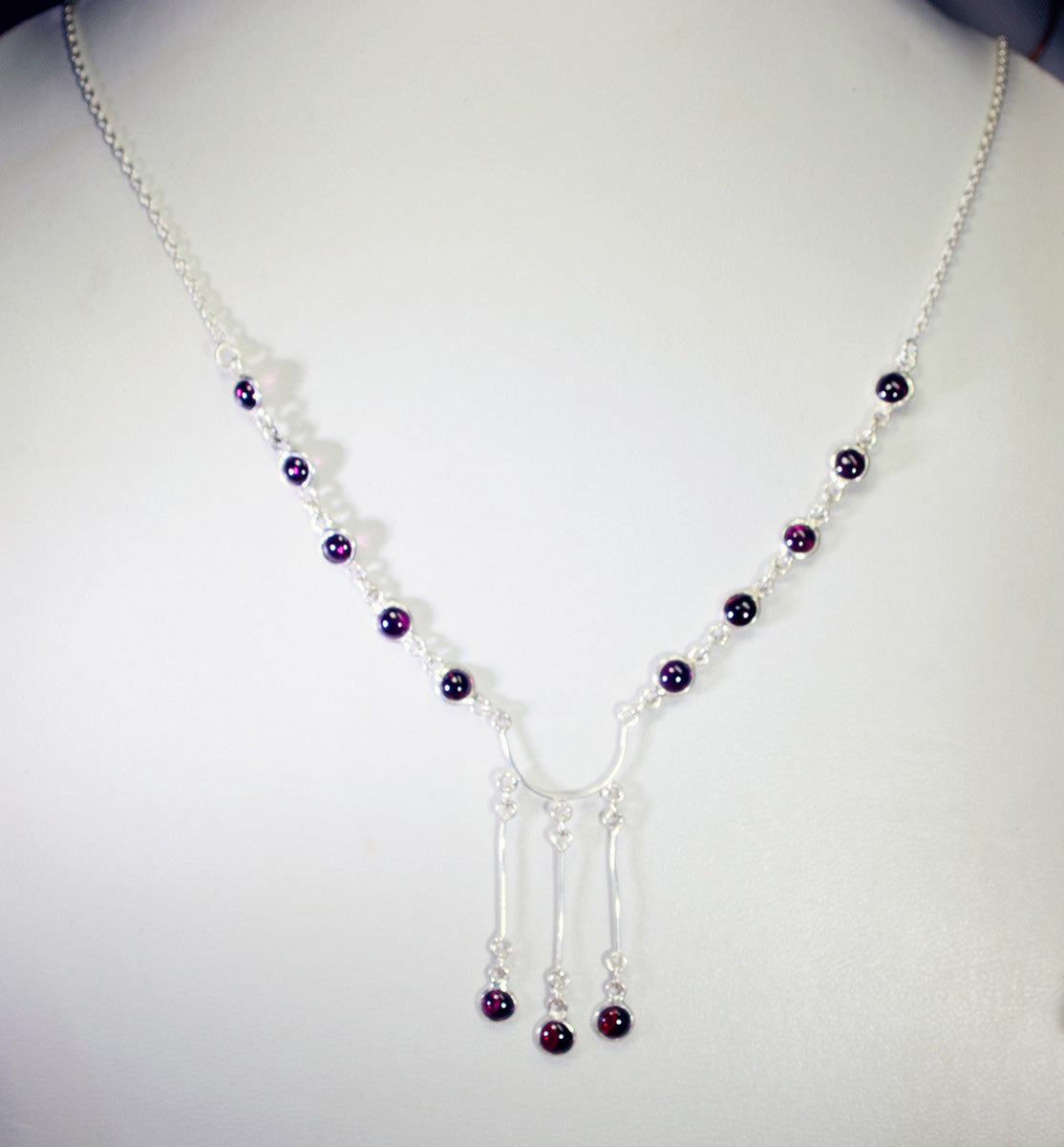 common 925 solid sterling silver elegant natural red necklace gift uk