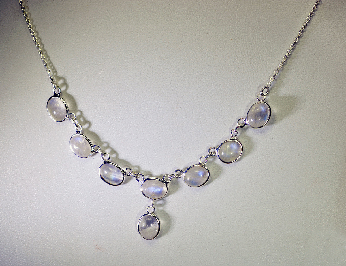 common 925 Solid Sterling Silver gorgeous genuine White Necklace gift UK