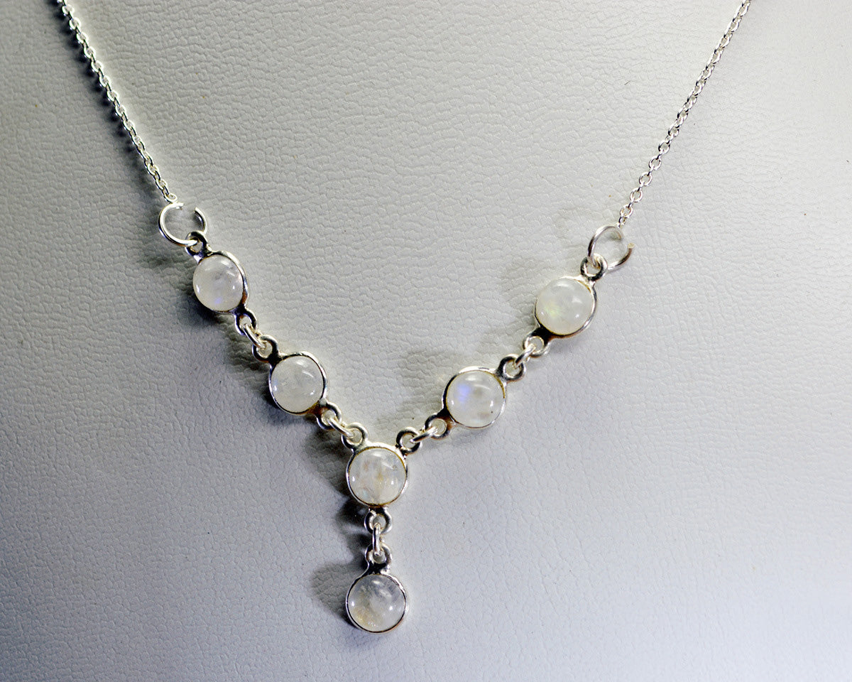 easily 925 solid sterling silver exquisite natural white necklace gift uk Main image