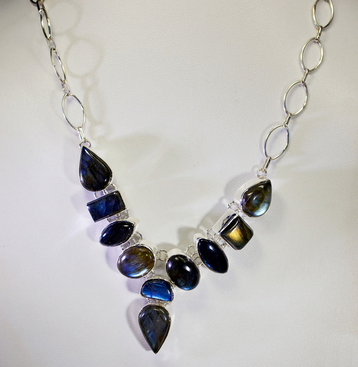 easily 925 solid sterling silver inviting genuine gray necklace gift uk