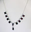 gemstones 925 solid sterling silver delicate genuine red necklace gift uk