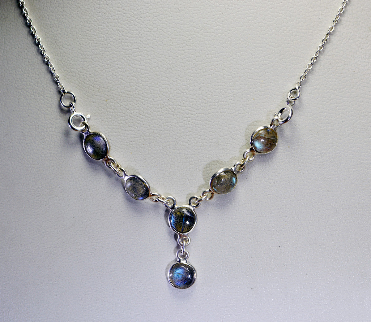 general 925 solid sterling silver attractive genuine gray necklace gift uk