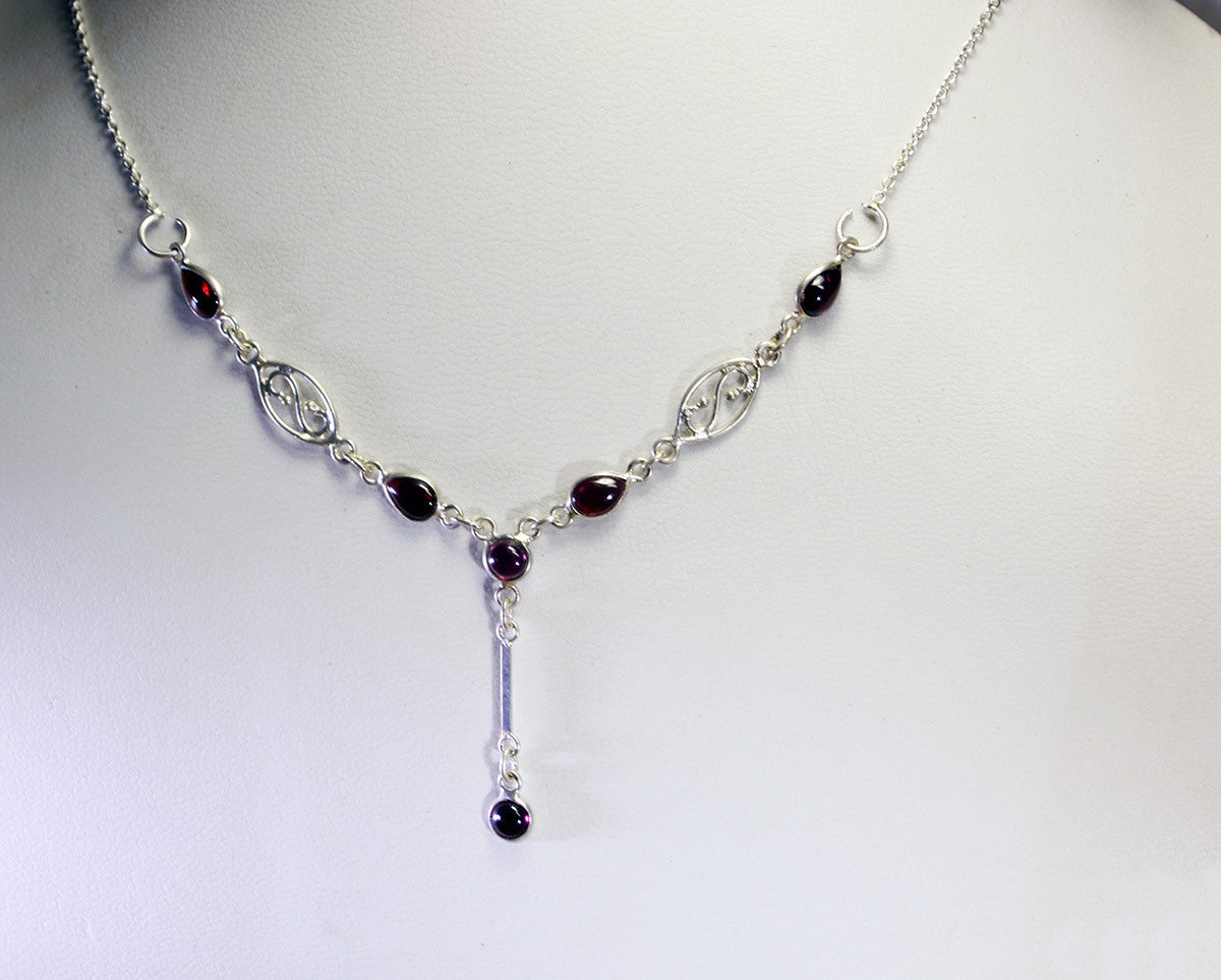 generally 925 solid sterling silver fascinating genuine red necklace gift uk