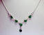 jaipur 925 solid sterling silver appealing genuine green necklace gift uk
